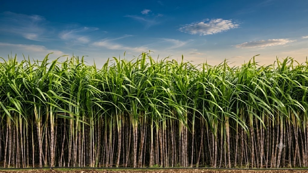 Sugarcane farm crop